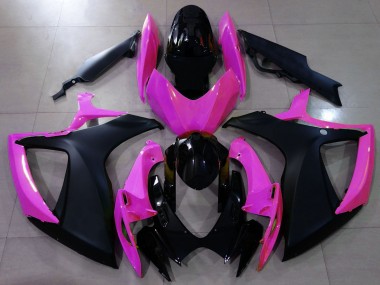 2006-2007 Noir Mat & Rose GSXR 600-750 Carénage