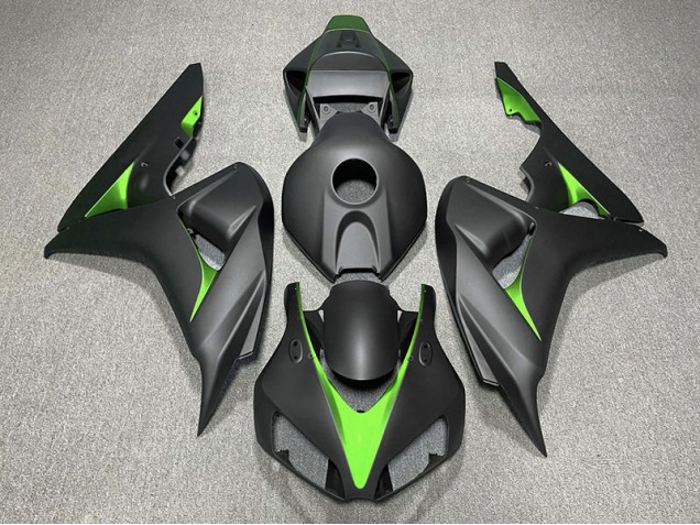 2006-2007 Noir Mat & Vert CBR1000RR Carénage 2006-2007 Noir Mat & Vert CBR1000RR Carénage