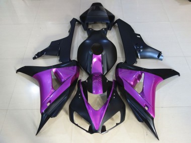 2006-2007 Noir Mat Violet CBR1000RR Carénage