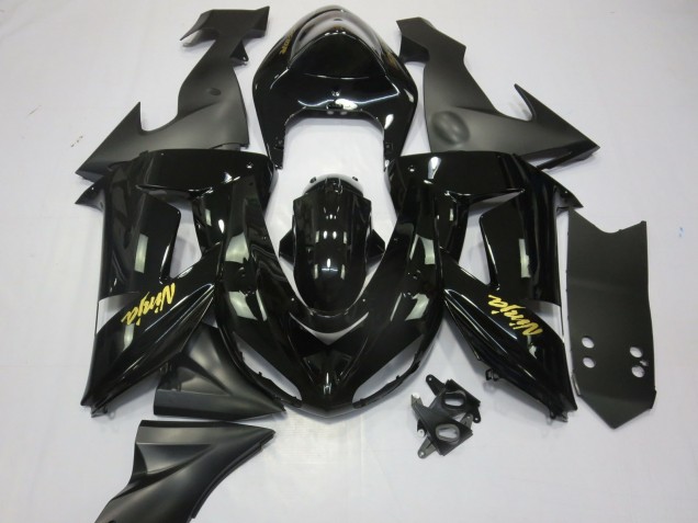 2006-2007 Noir & Or ZX10R Carénage 2006-2007 Noir & Or ZX10R Carénage