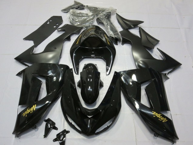 2006-2007 Or Noir Brillant ZX10R Carénage 2006-2007 Or Noir Brillant ZX10R Carénage