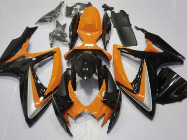 2006-2007 Orange Brillant Débadgé GSXR 600-750 Carénage