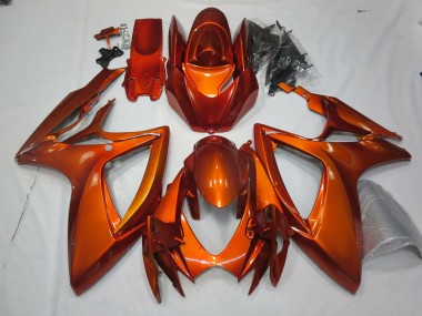 2006-2007 Orange Brûlée GSXR 600-750 Carénage