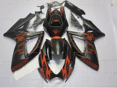2006-2007 Orange Mat GSXR 600-750 Carénage