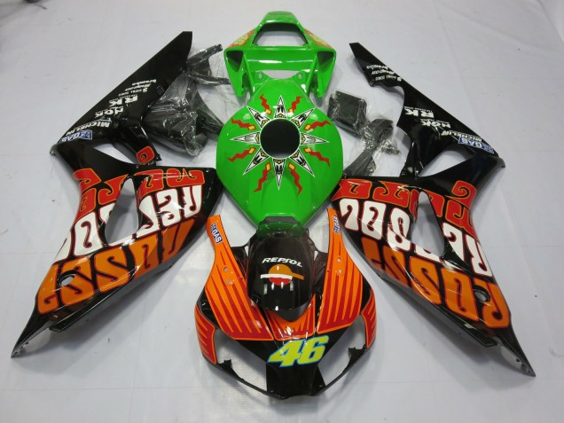 2006-2007 Rossi Chaux CBR1000RR Carénage 2006-2007 Rossi Chaux CBR1000RR Carénage