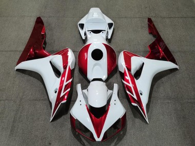 2006-2007 Rouge Bonbon & Blanc CBR1000RR Carénage