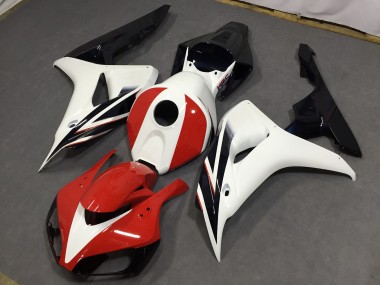 2006-2007 Rouge Brillant & Blanc CBR1000RR Carénage