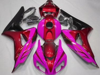 2006-2007 Rouge Brillant & Rose CBR1000RR Carénage