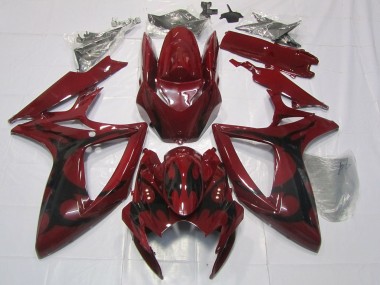 2006-2007 Rouge Marron GSXR 600-750 Carénage