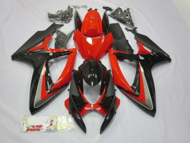 2006-2007 Rouge & Noir GSXR 600-750 Carénage
