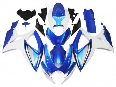 2006-2007 Style Bleu Clair & Bleu Profond OEM GSXR 600-750 Carénage