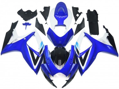 2006-2007 Style Bleu Profond & Bleu Clair OEM GSXR 600-750 Carénage