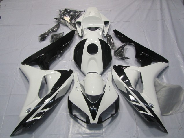 2006-2007 Style Noir & Blanc OEM Sans Décalcomanies CBR1000RR Carénage 2006-2007 Style Noir & Blanc OEM Sans Décalcomanies CBR1000RR Carénage