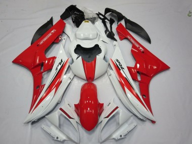 2006-2007 Style Rouge Blanc OEM R6 Carénage