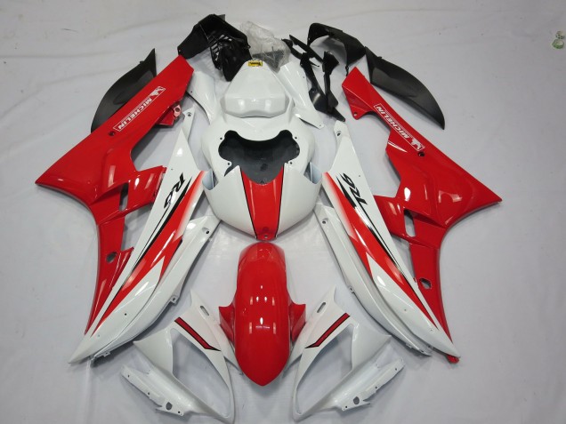 2006-2007 Style Rouge Blanc OEM R6 Carénage