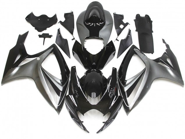 2006-2007 Style Spécial OEM Argent & Noir GSXR 600-750 Carénage 2006-2007 Style Spécial OEM Argent & Noir GSXR 600-750 Carénage