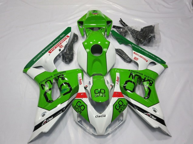 2006-2007 Vert & Blanc CBR1000RR Carénage 2006-2007 Vert & Blanc CBR1000RR Carénage