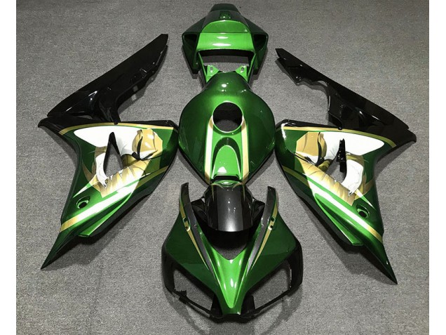 2006-2007 Vert & Or CBR1000RR Carénage 2006-2007 Vert & Or CBR1000RR Carénage