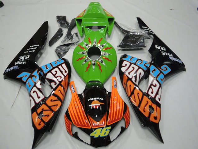 2006-2007 Vert Rossi CBR1000RR Carénage 2006-2007 Vert Rossi CBR1000RR Carénage
