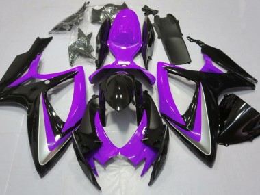 2006-2007 Violet Brillant Débadgé GSXR 600-750 Carénage