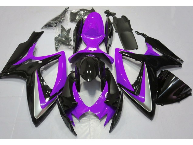 2006-2007 Violet Brillant Débadgé GSXR 600-750 Carénage 2006-2007 Violet Brillant Débadgé GSXR 600-750 Carénage