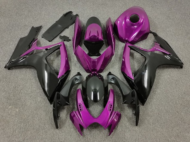 2006-2007 Violet & Noir GSXR 600-750 Carénage 2006-2007 Violet & Noir GSXR 600-750 Carénage