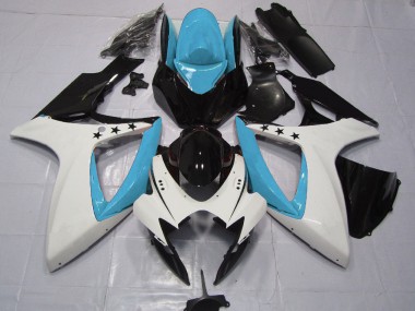 2006-2007 Étoile Bleu Clair GSXR 600-750 Carénage