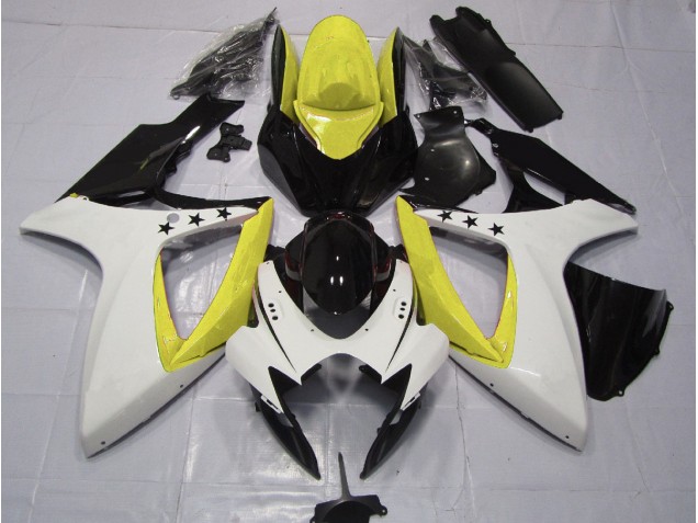 2006-2007 Étoile Jaune GSXR 600-750 Carénage 2006-2007 Étoile Jaune GSXR 600-750 Carénage