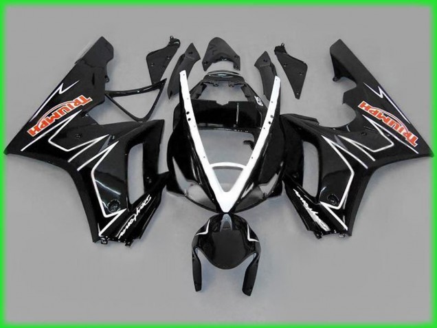 2006-2008 Noir Brillant Avec Blanc Daytona 675 Carénage 2006-2008 Noir Brillant Avec Blanc Daytona 675 Carénage
