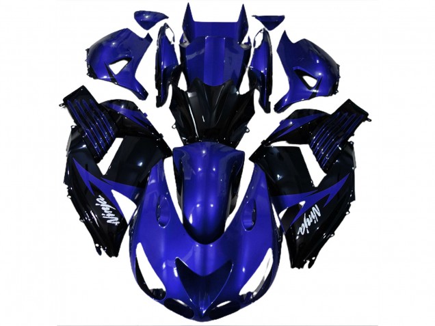 2006-2011 Bleu Brillant & Noir ZX14R Carénage 2006-2011 Bleu Brillant & Noir ZX14R Carénage