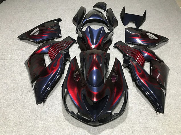 2006-2011 Flamme ZX14R Carénage 2006-2011 Flamme ZX14R Carénage