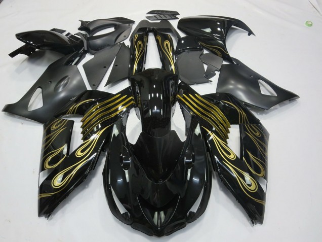 2006-2011 Or Noir ZX14R Carénage 2006-2011 Or Noir ZX14R Carénage