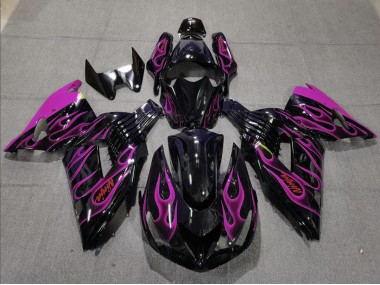 2006-2011 Rose Flamme ZX14R Carénage