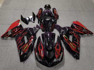 2006-2011 Rosso Fiamma ZX14R Carénage