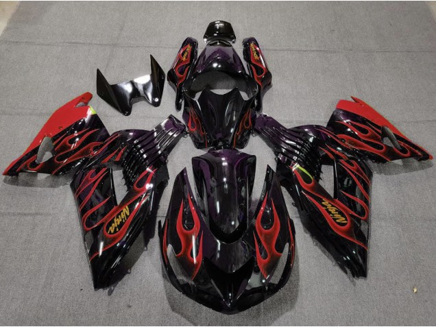 2006-2011 Rosso Fiamma ZX14R Carénage 2006-2011 Rosso Fiamma ZX14R Carénage
