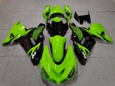 2006-2011 Vert Lime & Noir ZX14R Carénage