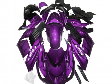 2006-2011 Violet Brillant & Flamme ZX14R Carénage