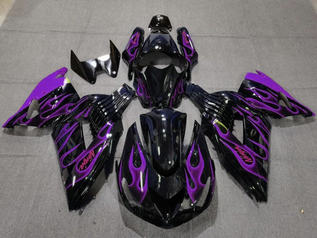 2006-2011 Violet Flamme ZX14R Carénage 2006-2011 Violet Flamme ZX14R Carénage