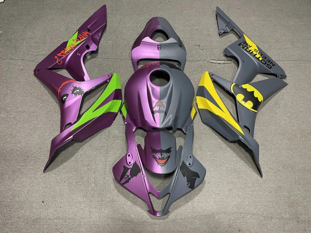 2007-2008 Bat Man Contre Joker Matte CBR600RR Carénage 2007-2008 Bat Man Contre Joker Matte CBR600RR Carénage