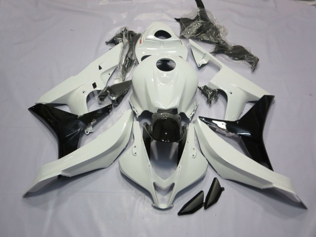 2007-2008 Blanc Brillant & Noir CBR600RR Carénage 2007-2008 Blanc Brillant & Noir CBR600RR Carénage