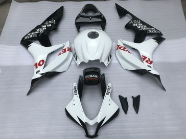2007-2008 Blanc Brillant & Rouge Repsol CBR600RR Carénage