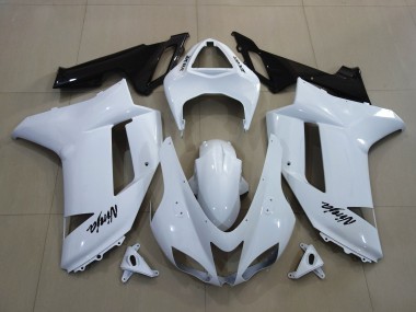2007-2008 Blanc Brillant ZX6R Carénage