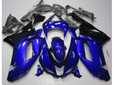 2007-2008 Bleu Brillant & Noir ZX6R Carénage