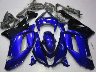 2007-2008 Bleu Brillant & Noir ZX6R Carénage
