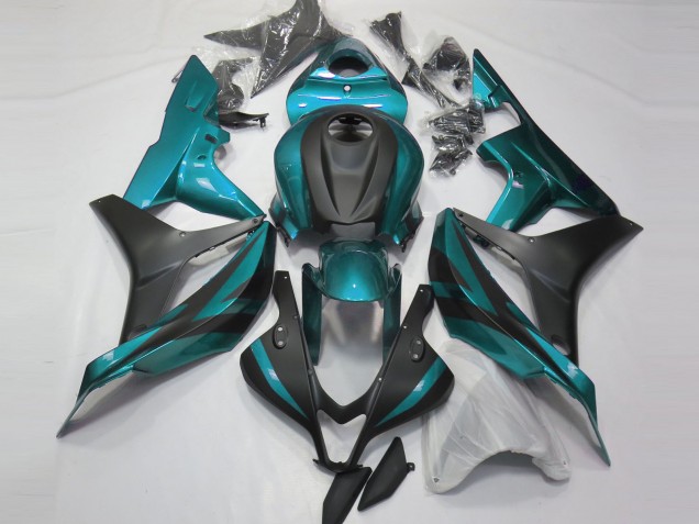2007-2008 Bleu Clair & Noir Mat CBR600RR Carénage 2007-2008 Bleu Clair & Noir Mat CBR600RR Carénage