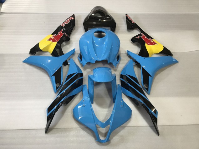 2007-2008 Bleu Clair Rouge Taureau CBR600RR Carénage 2007-2008 Bleu Clair Rouge Taureau CBR600RR Carénage