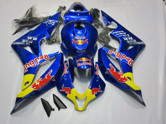 2007-2008 Bleu Rouge Foncé Taureau CBR600RR Carénage 2007-2008 Bleu Rouge Foncé Taureau CBR600RR Carénage