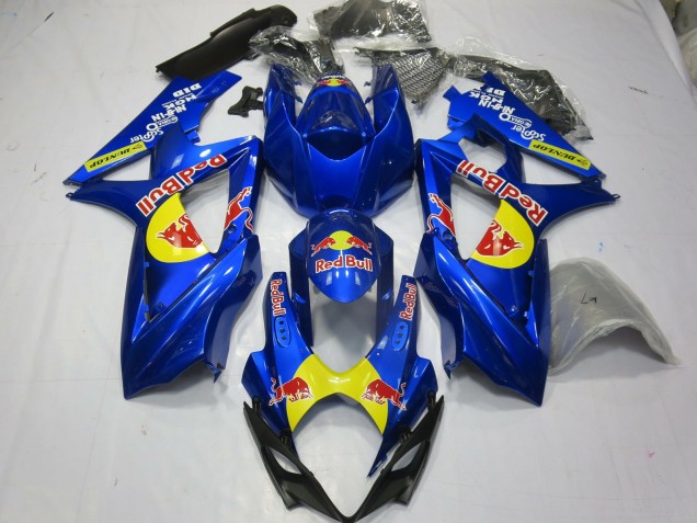 2007-2008 Bleu Rouge Taureau GSXR 1000 Carénage 2007-2008 Bleu Rouge Taureau GSXR 1000 Carénage