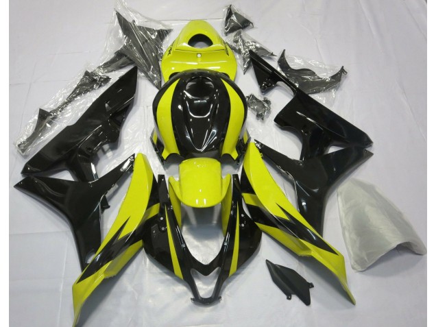 2007-2008 Conception Jaune & Noire OEM CBR600RR Carénage 2007-2008 Conception Jaune & Noire OEM CBR600RR Carénage