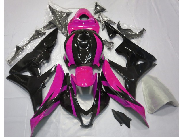 2007-2008 Conception Rose & Noire OEM CBR600RR Carénage 2007-2008 Conception Rose & Noire OEM CBR600RR Carénage